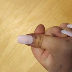 Irvington Nails - Cracked nail