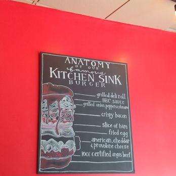 Boston Burger - Somerville - Fun art on the walls - Burgers Near Me - Somerville, Massachusetts