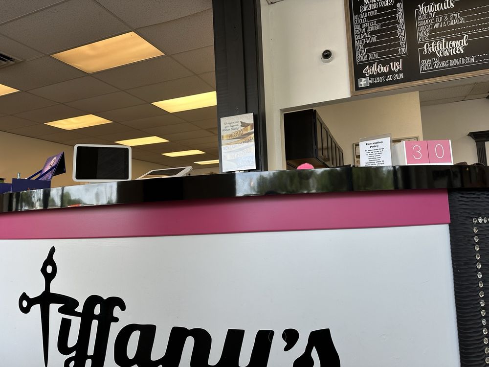 Tiffany's Hair Salon Logo