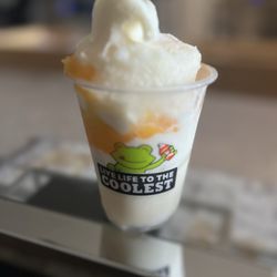 Jeremiah's Italian Ice - Small Jelati with mango and pina colada mix