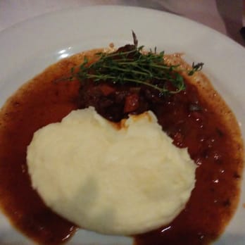Mi Piace - Short Rib...so small it's masked by the boxed mashed potatoes - Italian Near Me - Pasadena, California Mi Piace - Short Rib...so small it's masked by the boxed mashed potatoes - Italian Near Me - Pasadena, California