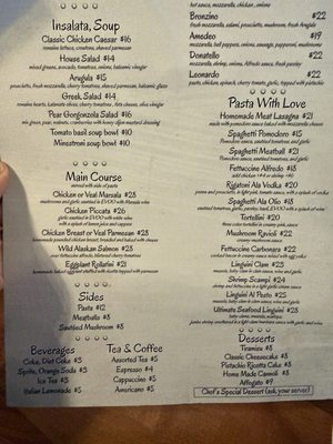 Menu photo 6 Amedeo Las Vegas, NV Menu photo 6 Amedeo Las Vegas, NV
