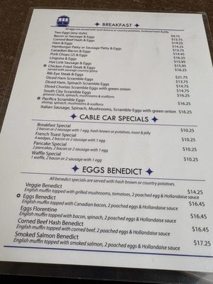 Menu photo 1 Cable Car Cafe South San Francisco, CA