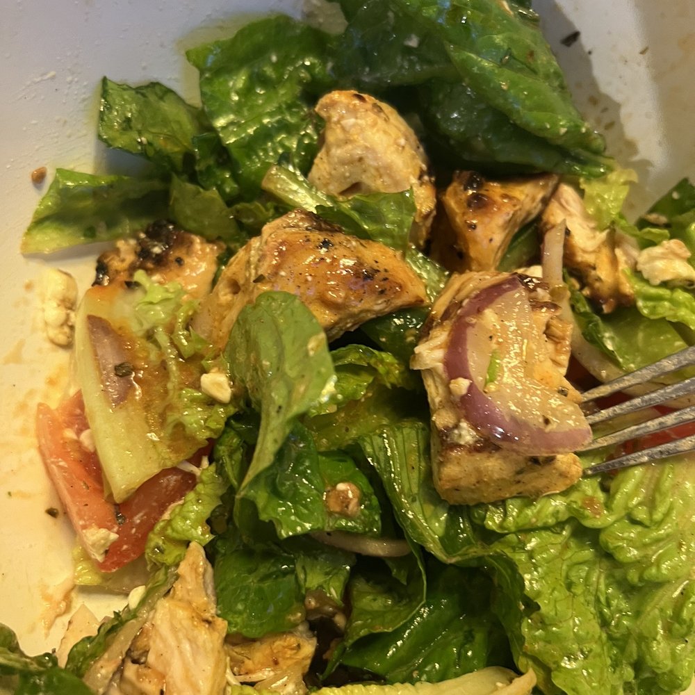 Alpha Gyro Grill - $17 for half salad with chicken, $22 for the large - Mediterranean Near Me - Gainesville, Georgia Alpha Gyro Grill - $17 for half salad with chicken, $22 for the large - Mediterranean Near Me - Gainesville, Georgia