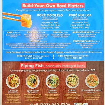 Island Fin Poke - Menu - Poke Near Me - Westminster, Colorado