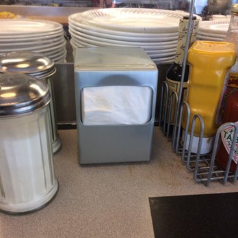 Waffle House - Dirty napkin inside holder - Diners Near Me - Lithonia, Georgia