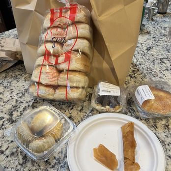 The Baker’s Son - Philippine bread, turon (the one on the plate). It's got plantain inside wrapped in wonton wrapper, it's crispy and sweet - Filipino Near Me - Kissimmee, Florida The Baker’s Son - Philippine bread, turon (the one on the plate). It's got plantain inside wrapped in wonton wrapper, it's crispy and sweet - Filipino Near Me - Kissimmee, Florida