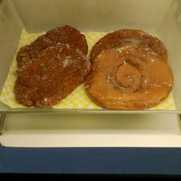 HUGE donuts!!! They are about the size of a small pizza! HUGE donuts!!! They are about the size of a small pizza!