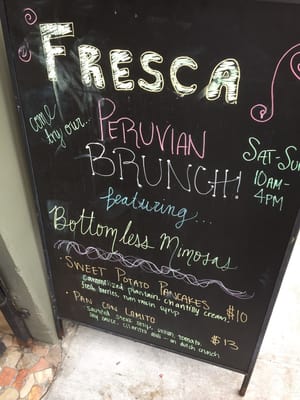 Menu photo 6 Fresca San Francisco, CA Menu photo 6 Fresca San Francisco, CA