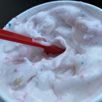 Dairy Queen Ltd Brazier - Frosted Animal Cookie Blizzard up close and personal. - Ice Cream & Frozen Yogurt Near Me - Virginia Beach, Virginia