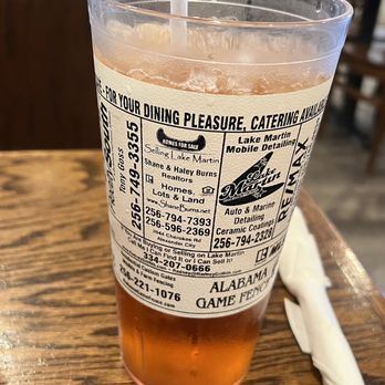 Oskar's Cafe - Sweet Tea (w/ soft ice) - Seafood Near Me - Dadeville, Alabama Oskar's Cafe - Sweet Tea (w/ soft ice) - Seafood Near Me - Dadeville, Alabama