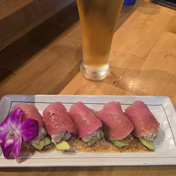 Hana Maru - Oh Baby roll and 99 cent Sapporo. - Japanese Near Me - Garden Grove, California Hana Maru - Oh Baby roll and 99 cent Sapporo. - Japanese Near Me - Garden Grove, California