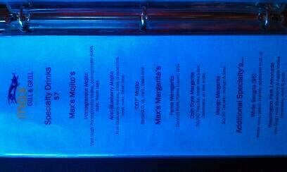 Menu photo 8 Max Gill and Grill Denver, CO