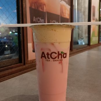 AtCha - Rose Milk & Cake Foam - Sandwiches Near Me - Houston, Texas