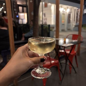 Cafe Mogador - Blanc de blanc champagne - Moroccan Near Me - Brooklyn, New York