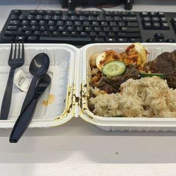 Padi D'NYC - Nasi Lemak with Beef Rendang - Food Stands Near Me - New York, New York