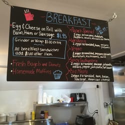 Papa’s Main Street Deli - Breakfast menu