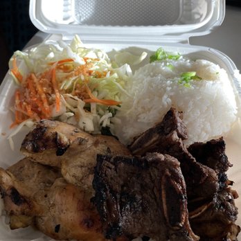 AL PHO - Two meat plate - Korean rib and chicken. Korean rib was juicy and tender. Chicken was and and dry - Vietnamese Near Me - Santa Maria, California AL PHO - Two meat plate - Korean rib and chicken. Korean rib was juicy and tender. Chicken was and and dry - Vietnamese Near Me - Santa Maria, California