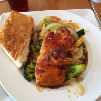 Flashback Diner & Coffeehouse - Salmon Teriyaki stir fry - Diners Near Me - Davie, Florida Flashback Diner & Coffeehouse - Salmon Teriyaki stir fry - Diners Near Me - Davie, Florida