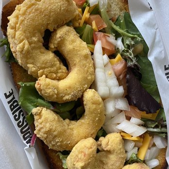 10x vegan - Fried Shrimp Po Boy - Vegan Near Me - Pompano Beach, Florida