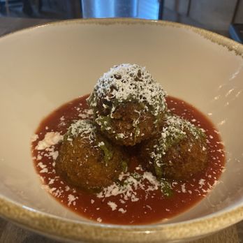 Black Walnut - Quinoa Balls ... looks good, not sure on taste, they have cheese on and in them, not mentioned on menu. Hubby can't have cheese, I was full. - New American Near Me - Oklahoma City, Oklahoma Black Walnut - Quinoa Balls ... looks good, not sure on taste, they have cheese on and in them, not mentioned on menu. Hubby can't have cheese, I was full. - New American Near Me - Oklahoma City, Oklahoma