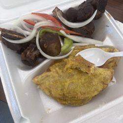 Alabon Restaurant - Fish and plantain