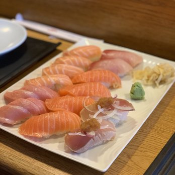 Sushi Tomi - Random nigiri I ordered ;) all delish - Sushi Bars Near Me - Mountain View, California