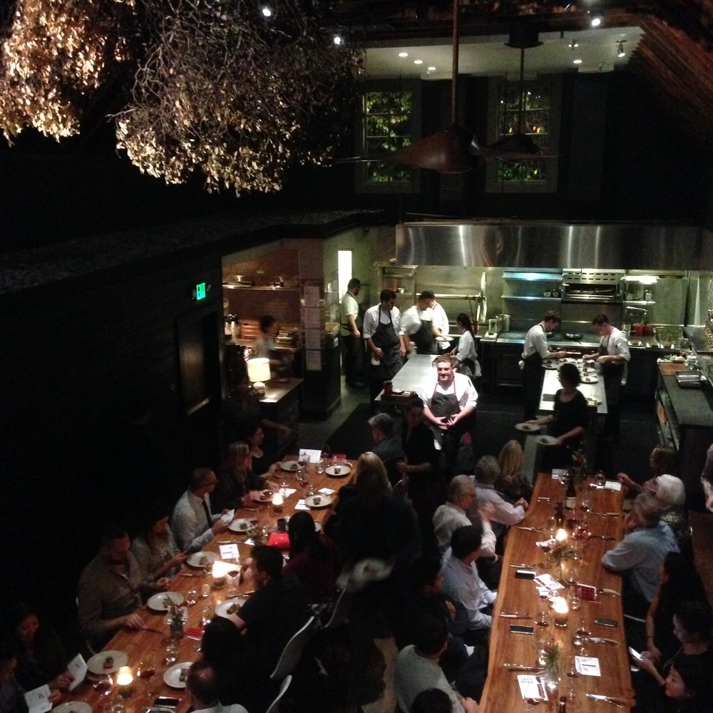 Lazy Bear - Chef speaking to the 1st group of the night - New American Near Me - San Francisco, California Lazy Bear - Chef speaking to the 1st group of the night - New American Near Me - San Francisco, California