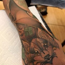 Inked NYC - Lower arm/hand tattoo from Gia Rose of Inked.