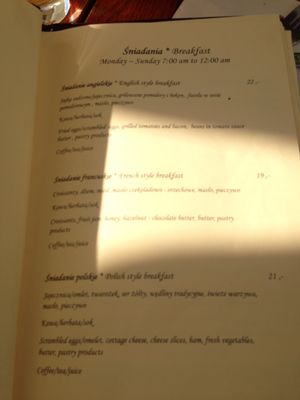 Menu photo 5 Restauracja Ester Kraków, MA