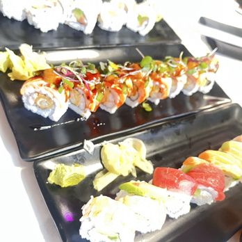 Tsunami Modern Cuisine - Omg roll and rainbow roll - Sushi Bars Near Me - Santee, California Tsunami Modern Cuisine - Omg roll and rainbow roll - Sushi Bars Near Me - Santee, California