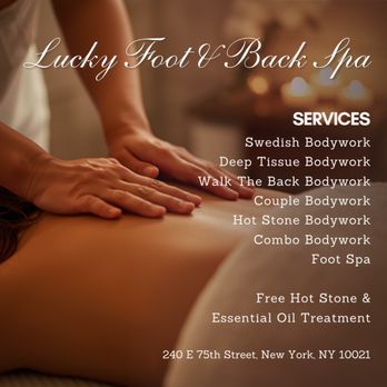 Lucky Foot & Back Spa - Check out our services and benefits - Reflexology Near Me - New York, New York Lucky Foot & Back Spa - Check out our services and benefits - Reflexology Near Me - New York, New York