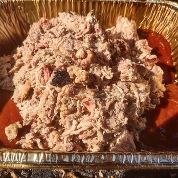 Cattleman’s Q - a meat dish in a foil container - Barbeque Near Me - Mount Washington, Kentucky