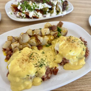 Mom’s Kitchen - Corned Beef Hash Benedict - Mexican Near Me - Henderson, Nevada