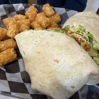 The Porch at Nogans - Chicken Wrap - Cafes Near Me - Manhattan, Montana