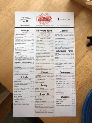 Menu photo 5 Pizza Lovers Bistro Weston, FL Menu photo 5 Pizza Lovers Bistro Weston, FL
