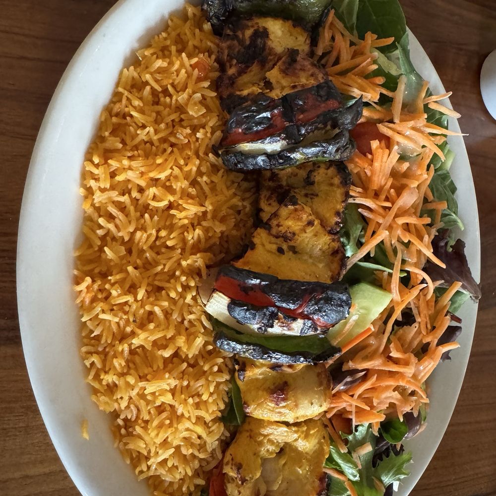 Garden Cafe - Grilled Chicken Kabobs - Breakfast & Brunch Near Me - Sherman Oaks, California Garden Cafe - Grilled Chicken Kabobs - Breakfast & Brunch Near Me - Sherman Oaks, California