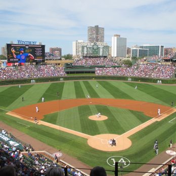 Wrigley Field - A View of the Field - Stadiums & Arenas Near Me - Chicago, Illinois