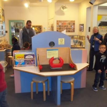 Discovery Museum - This magnet thing was cool, I would throw things at it & It would still catch them. - Museums Near Me - Acton, Massachusetts