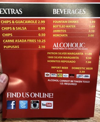 Menu photo 5 California Burrito Hudson, NH