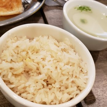PappaRich - Chicken Rice + Soup served with the Hainanese Chicken Rice Set - Malaysian Near Me - Houston, Texas