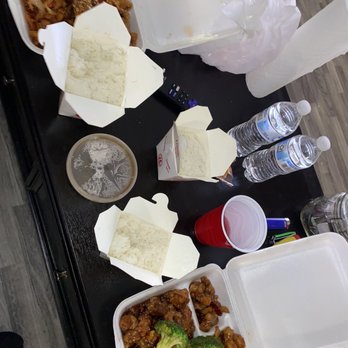 Great China Restaurant - Three containers of rice General Tso's Chicken and Sesame Chicken - Chinese Near Me - Albuquerque, New Mexico