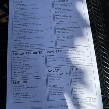 Noema Huntington - Brunch menu - Greek Near Me - Huntington, New York Noema Huntington - Brunch menu - Greek Near Me - Huntington, New York