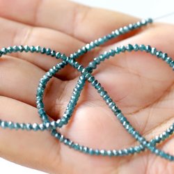Ocean Sky Beads - Blue Diamonds