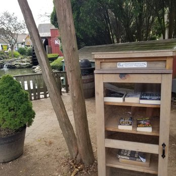 Olde Mistick Village - Little free library near duck pond - Shopping Centers Near Me - Mystic, Connecticut Olde Mistick Village - Little free library near duck pond - Shopping Centers Near Me - Mystic, Connecticut