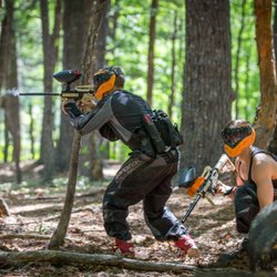 Action Games Paintball - The Tippman Kronus, Dave and Joe's marker of choice, is equally reliable as the Emek and available at no extra charge at Action Games (WSL)