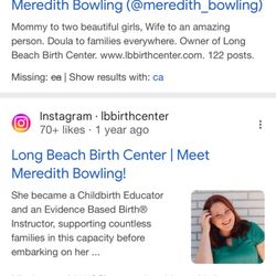 Birth Takes A Village - She's the owner of Long Beach birth center, she ran that business into the ground and stole pregnant women's money, won't send refunds