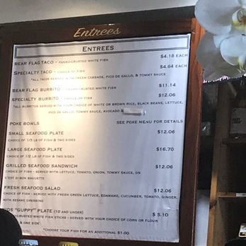 Bear Flag Fish - Menu 8/2019 - Seafood Markets Near Me - Newport Beach, California Bear Flag Fish - Menu 8/2019 - Seafood Markets Near Me - Newport Beach, California