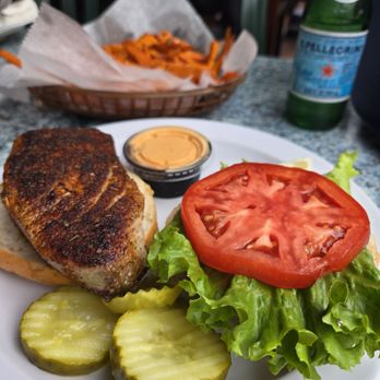 Cape May Fish Market - Blackened tuna GF sandwich - Seafood Near Me - Cape May, New Jersey