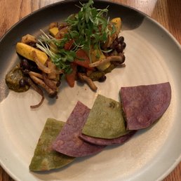 Deconstructed vegan burrito